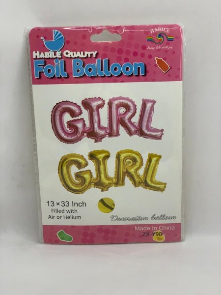 بالون كلمة GIRL